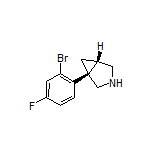 (1R,5S)-1-(2-Bromo-4-fluorophenyl)-3-azabicyclo[3.1.0]hexane