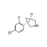 (1S,5R)-1-(4-Chloro-2-fluorophenyl)-3-azabicyclo[3.1.0]hexane