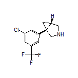 (1R,5S)-1-[3-Chloro-5-(trifluoromethyl)phenyl]-3-azabicyclo[3.1.0]hexane