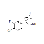 (1S,5R)-1-(4-Chloro-3-fluorophenyl)-3-azabicyclo[3.1.0]hexane