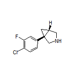 (1R,5S)-1-(4-Chloro-3-fluorophenyl)-3-azabicyclo[3.1.0]hexane