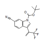 1-Boc-6-cyano-3-[1-(trifluoromethyl)vinyl]indole