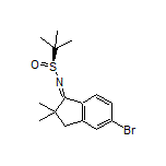 (S)-N-(5-Bromo-2,2-dimethylindane-1-ylidene)-2-methylpropane-2-sulfinamide