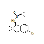 (S)-N-[(R)-5-Bromo-2,2-dimethyl-1-indanyl]-2-methylpropane-2-sulfinamide