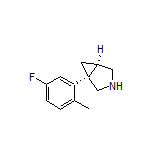 (1S,5R)-1-(5-Fluoro-2-methylphenyl)-3-azabicyclo[3.1.0]hexane