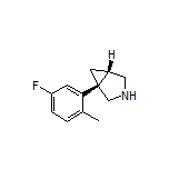 (1R,5S)-1-(5-Fluoro-2-methylphenyl)-3-azabicyclo[3.1.0]hexane