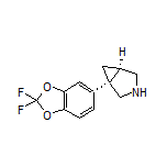 (1S,5R)-1-(2,2-Difluorobenzo[d][1,3]dioxol-5-yl)-3-azabicyclo[3.1.0]hexane