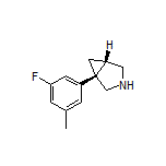 (1R,5S)-1-(3-Fluoro-5-methylphenyl)-3-azabicyclo[3.1.0]hexane