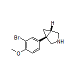 (1R,5S)-1-(3-Bromo-4-methoxyphenyl)-3-azabicyclo[3.1.0]hexane