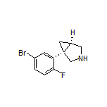 (1S,5R)-1-(5-Bromo-2-fluorophenyl)-3-azabicyclo[3.1.0]hexane