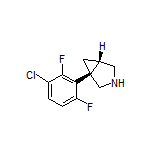 (1R,5S)-1-(3-Chloro-2,6-difluorophenyl)-3-azabicyclo[3.1.0]hexane