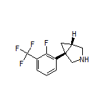 (1R,5S)-1-[2-Fluoro-3-(trifluoromethyl)phenyl]-3-azabicyclo[3.1.0]hexane