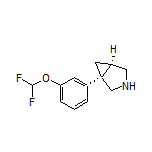 (1S,5R)-1-[3-(Difluoromethoxy)phenyl]-3-azabicyclo[3.1.0]hexane