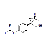 (1R,5S)-1-[4-(Difluoromethoxy)phenyl]-3-azabicyclo[3.1.0]hexane