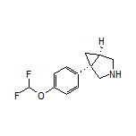 (1S,5R)-1-[4-(Difluoromethoxy)phenyl]-3-azabicyclo[3.1.0]hexane