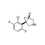 (1R,5S)-1-(2-Chloro-3,6-difluorophenyl)-3-azabicyclo[3.1.0]hexane