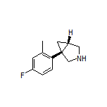 (1R,5S)-1-(4-Fluoro-2-methylphenyl)-3-azabicyclo[3.1.0]hexane