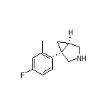 (1S,5R)-1-(4-Fluoro-2-methylphenyl)-3-azabicyclo[3.1.0]hexane