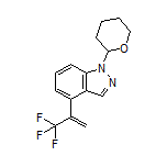 1-(Tetrahydro-2H-pyran-2-yl)-4-[1-(trifluoromethyl)vinyl]indazole