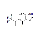 4-Fluoro-5-[1-(trifluoromethyl)vinyl]indole