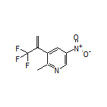 2-Methyl-5-nitro-3-[1-(trifluoromethyl)vinyl]pyridine