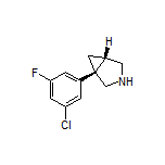 (1R,5S)-1-(3-Chloro-5-fluorophenyl)-3-azabicyclo[3.1.0]hexane