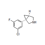 (1S,5R)-1-(3-Chloro-5-fluorophenyl)-3-azabicyclo[3.1.0]hexane