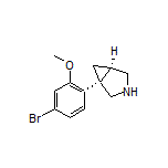 (1S,5R)-1-(4-Bromo-2-methoxyphenyl)-3-azabicyclo[3.1.0]hexane