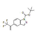 1-Boc-5-[1-(trifluoromethyl)vinyl]indazole