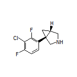 (1R,5S)-1-(3-Chloro-2,4-difluorophenyl)-3-azabicyclo[3.1.0]hexane