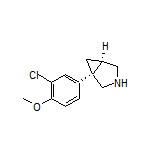 (1S,5R)-1-(3-Chloro-4-methoxyphenyl)-3-azabicyclo[3.1.0]hexane