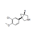 (1R,5S)-1-(3-Chloro-4-methoxyphenyl)-3-azabicyclo[3.1.0]hexane