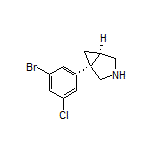 (1S,5R)-1-(3-Bromo-5-chlorophenyl)-3-azabicyclo[3.1.0]hexane