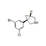 (1R,5S)-1-(3-Bromo-5-chlorophenyl)-3-azabicyclo[3.1.0]hexane