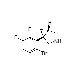 (1R,5S)-1-(6-Bromo-2,3-difluorophenyl)-3-azabicyclo[3.1.0]hexane