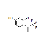 3-Methoxy-4-[1-(trifluoromethyl)vinyl]phenol