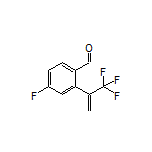 4-Fluoro-2-[1-(trifluoromethyl)vinyl]benzaldehyde