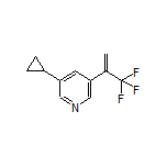 3-Cyclopropyl-5-[1-(trifluoromethyl)vinyl]pyridine