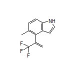 5-Methyl-4-[1-(trifluoromethyl)vinyl]indole