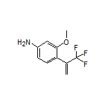 3-Methoxy-4-[1-(trifluoromethyl)vinyl]aniline