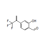 2-Hydroxy-4-[1-(trifluoromethyl)vinyl]benzaldehyde