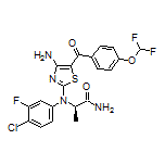 (R)-2-[[4-Amino-5-[4-(difluoromethoxy)benzoyl]-2-thiazolyl](4-chloro-3-fluorophenyl)amino]propanamide