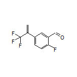 2-Fluoro-5-[1-(trifluoromethyl)vinyl]benzaldehyde