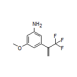 3-Methoxy-5-[1-(trifluoromethyl)vinyl]aniline