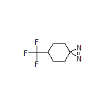 6-(Trifluoromethyl)-1,2-diazaspiro[2.5]oct-1-ene