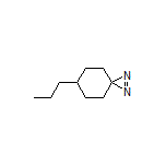 6-Propyl-1,2-diazaspiro[2.5]oct-1-ene