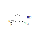 1,2-Diazaspiro[2.5]oct-1-en-5-amine Hydrochloride