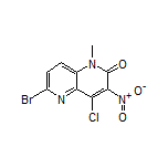 6-Bromo-4-chloro-1-methyl-3-nitro-1,5-naphthyridin-2(1H)-one