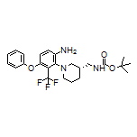 (S)-2-[3-[(Boc-amino)methyl]-1-piperidyl]-4-phenoxy-3-(trifluoromethyl)aniline