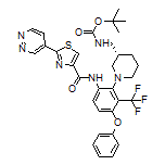 (S)-N-[2-[3-[(Boc-amino)methyl]-1-piperidyl]-4-phenoxy-3-(trifluoromethyl)phenyl]-2-(4-pyridazinyl)thiazole-4-carboxamide